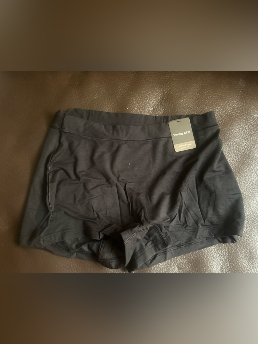 Women’s Tommy John Second Skin Black 3 pack Underwear Boyshorts Small Size